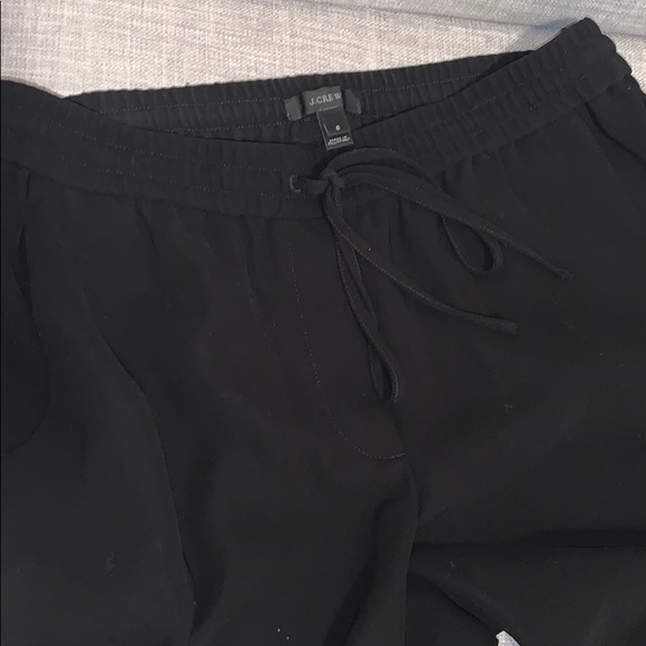 J. Crew Drapey Drawstring Pant - Black - Picture 3 of 4